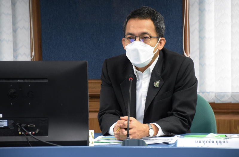 You are currently viewing นายศุภกิจ บุญศิริ รองอธิบดีกรมโรงงานอุตสาหกรรม เป็นประธานการประชุมโครงการส่งเสริมและยกระดับโรงงานอุตสาหกรรมสู่ความยั่งยืนด้วยระบบการจัดการสิ่งแวดล้อมและระบบเศรษฐกิจหมุนเวียน ประจำปี 2564