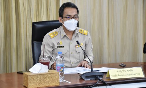 นายศุภกิจ บุญศิริ รองอธิบดีกรมโรงงานอุตสาหกรรมเป็นประธานการประชุมคณะทำงานกำกับดูแลการใช้สารโซเดียมไซยาไนด์และสารอื่นที่เกี่ยวข้องในภาคอุตสาหกรรม ครั้งที่ 1/2565 ผ่านสื่อระบบอิเล็กทรอนิกส์