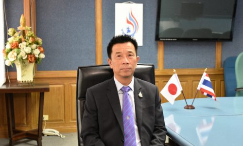 นายวันชัย พนมชัย อธิบดีกรมโรงงานอุตสาหกรรม ให้สัมภาษณ์สื่อออนไลน์ NEDO กรุงเทพฯ