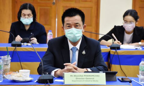 ผู้บริหารกรมโรงงานอุตสาหกรรม ให้การต้อนรับ Mr.Yahagi Tomoyoshi อธิบดีนโยบายอุตสาหกรรมการค้าและบริการ ประเทศญี่ปุ่น และคณะ