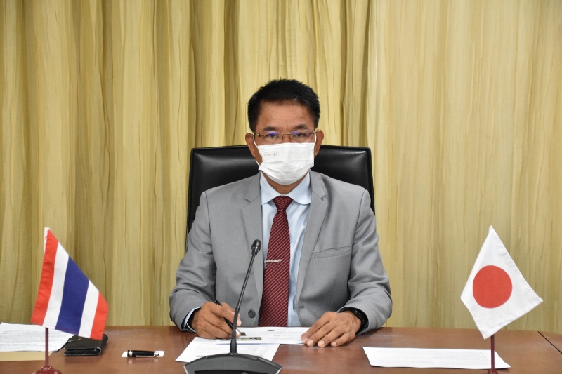 You are currently viewing นายสหวัฒน์ โสภา รองอธิบดีกรมโรงงานอุตสาหกรรม เป็นประธานการประชุม Kick off คณะทำงานกำกับ ดูแล และดำเนินงานตามบันทึกความร่วมมือด้านการจัดการกากอุตสาหกรรม ระหว่างกระทรวงอุตสาหกรรม ประเทศไทย กับ กระทรวงสิ่งแวดล้อม ประเทศญี่ปุ่น ผ่านสื่ออิเล็กทรอนิกส์