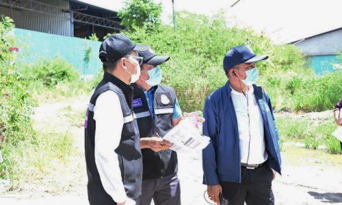 ลงพื้นที่ตรวจสอบเหตุเพลิงไหม้ โรงงานแวกซ์ กาเบ็จ รีไซเคิล อ.จอมบึง จ.ราชบุรี