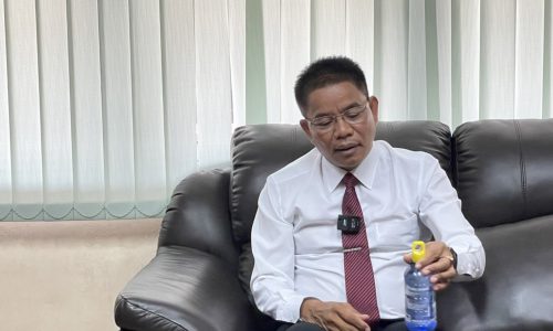 นายวันชัย พนมชัย อธิบดีกรมโรงงานอุตสาหกรรม มอบหมายให้ นายสหวัฒน์ โสภา รองอธิบดีกรมโรงงานอุตสาหกรรม ให้สัมภาษณ์สำนักข่าวไทยพีบีเอส