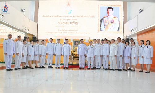 นายวันชัย พนมชัย อธิบดีกรมโรงงานอุตสาหกรรม นำคณะผู้บริหารกรมโรงงานอุตสาหกรรม ร่วมในพิธีถวายสัตย์ปฏิญาณเพื่อเป็นข้าราชการที่ดีและพลังของแผ่นดิน เนื่องในโอกาสวันเฉลิมพระชนมพรรษาพระบาทสมเด็จพระเจ้าอยู่หัว 28 กรกฎาคม 2565