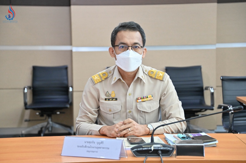 You are currently viewing นายศุภกิจ บุญศิริ รองอธิบดีกรมโรงงานอุตสาหกรรม เข้าร่วมการประชุมคณะอนุกรรมการบูรณาการการพัฒนาเมืองอุตสาหกรรมเชิงนิเวศ ครั้งที่ 6-1/2565