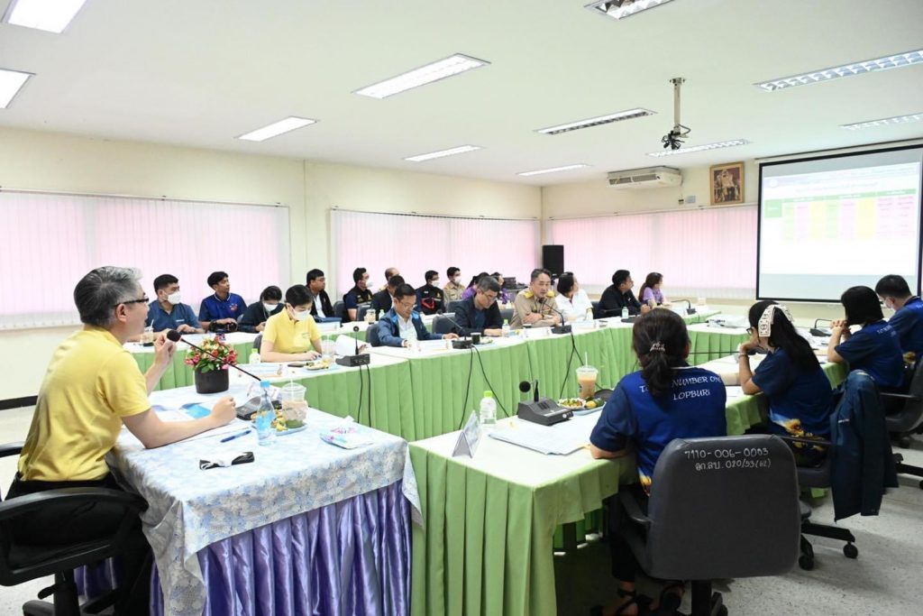 ปลัดฯ ณัฐพล มอบนโยบายในการขับเคลื่อนกระทรวงอุตสาหกรรม และแนวทางการบูรณาการงานของหน่วยงานในพื้นที่ ณ สำนักงานอุตสาหกรรมจังหวัดลพบุรี