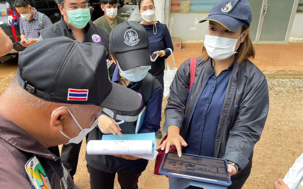 กลุ่มที่ 4 ตรวจสอบในประเด็นการจัดการและการขนส่งกากของเสีย