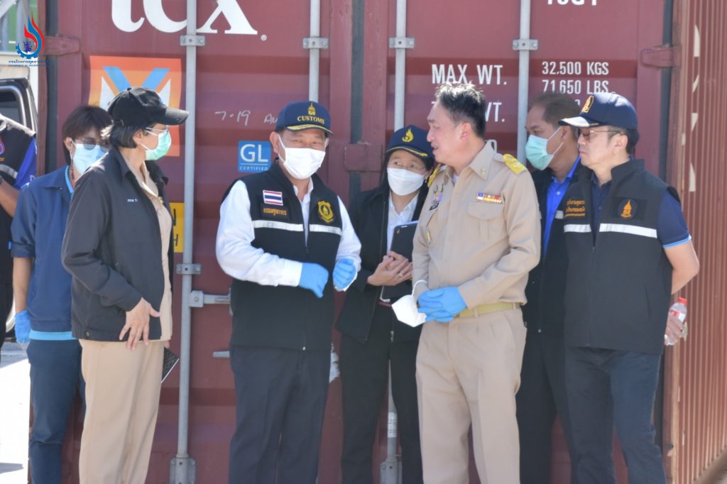 กรมโรงงานอุตสาหกรรม แจ้ง ขอความอนุเคราะห์กรมศุลกากรให้ระงับการปล่อยตู้สินค้า