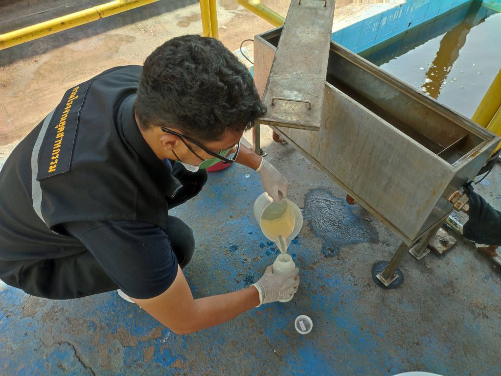 การตรวจติดตาม กำกับและเฝ้าระวังคุณภาพน้ำทิ้งจากโรงงานอุตสาหกรรม ในพื้นที่คลองแสนแสบและคลองสาขา 20 เขตของ กทม.