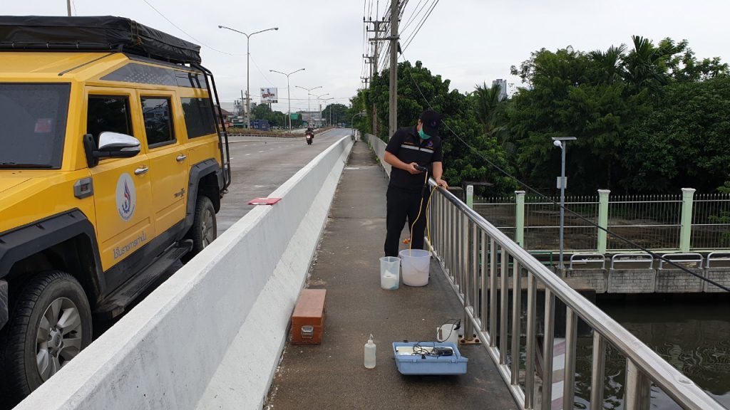 การตรวจติดตาม กำกับและเฝ้าระวังคุณภาพน้ำทิ้งจากโรงงานอุตสาหกรรม ในพื้นที่คลองแสนแสบและคลองสาขา 20 เขตของ กทม.