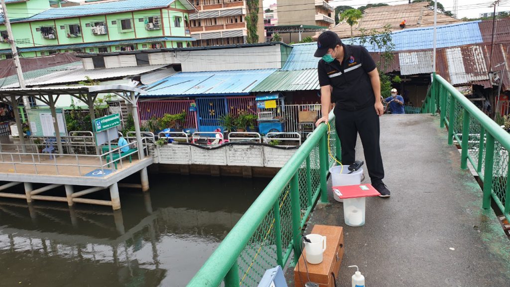 การตรวจติดตาม กำกับและเฝ้าระวังคุณภาพน้ำทิ้งจากโรงงานอุตสาหกรรม ในพื้นที่คลองแสนแสบและคลองสาขา 20 เขตของ กทม.