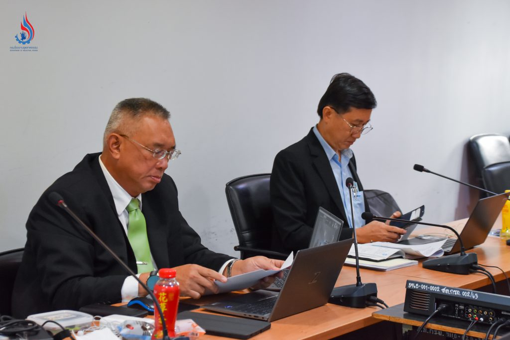 กรมโรงงานฯ หารือทบทวนกฎหมายความปลอดภัยเกี่ยวกับหม้อน้ำ หม้อต้มที่ใช้ของเหลวเป็นสื่อนำความร้อน และภาชนะรับแรงดัน ครั้งที่ 29-6/2566