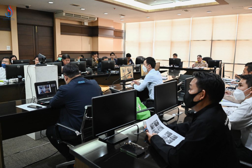 หารือแนวทางการดำเนินการตามกฎหมายต่อโรงงานแห่งหนึ่งในนิคมอุตสาหกรรมนครหลวง และกรณีเหตุการณ์ลักลอบเททิ้งกากอุตสาหกรรมในจังหวัดพระนครศรีอยุธยาและพื้นที่ใกล้เคียง