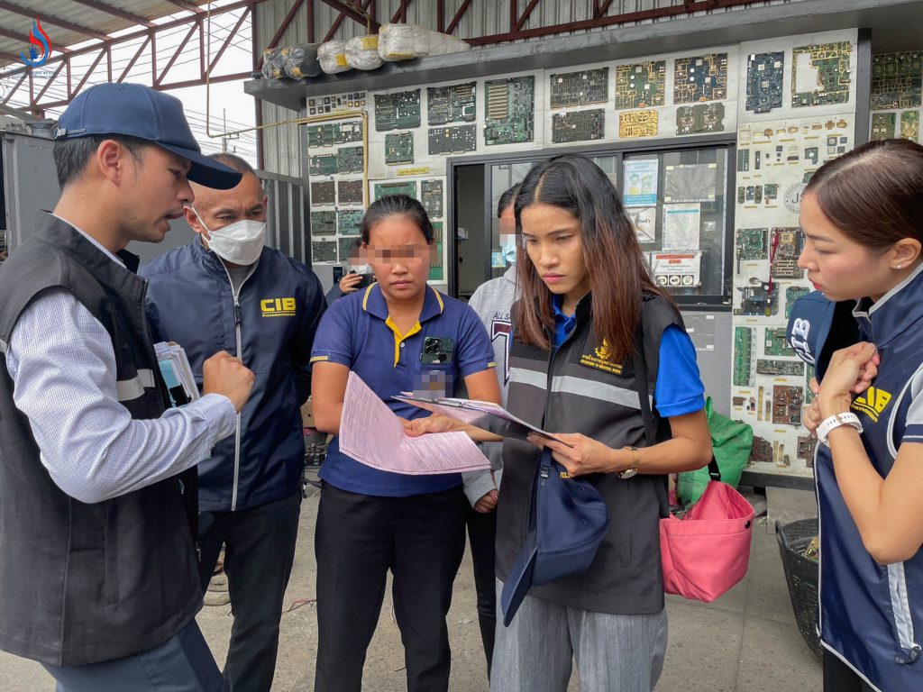 โรงงานใน จ.ปทุมธานี พบการกระทำที่ฝ่าฝืนตาม พ.ร.บ.โรงงาน พ.ศ. 2535