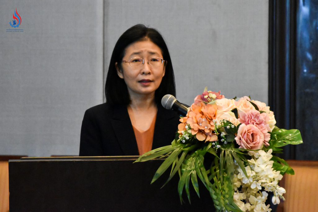 นางสาวปัทมวรรณ คุณประเสริฐ ผู้อำนวยการกองส่งเสริมเทคโนโลยีสิ่งแวดล้อมโรงงาน