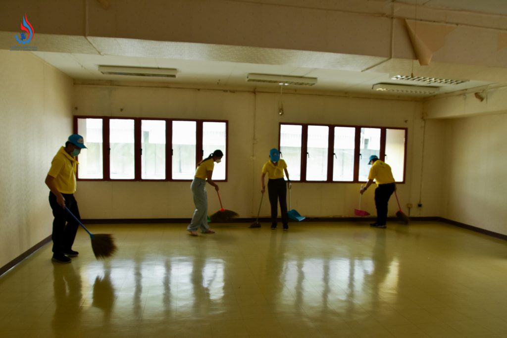 เจ้าหน้าที่กรมโรงงานฯ ร่วมทำกิจกรรมจิตอาสาทำความสะอาด