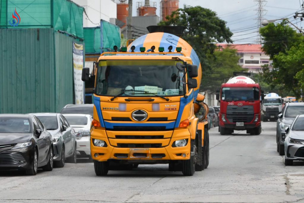🔍🏭กรมโรงงานฯ ลงพื้นที่ตรวจสอบปูพรม “แพล้นคอนกรีตผสมเสร็จ” ถนนพระราม 9 ซอย 21 🏭⚠️