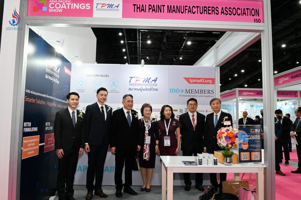 อธิบดีกรมโรงงานฯ ร่วมตัดริบบิ้น เปิดงานแสดงสินค้าและสัมมนาวิชาการ Asia Pacific Coating Show ปี 2566