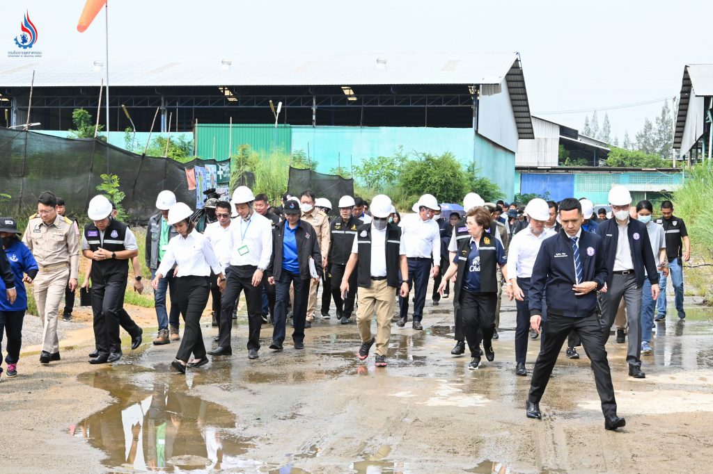 ลงพื้นที่โรงงาน บริษัท แวกซ์ กาเบ็จ รีไซเคิล เซ็นเตอร์ จำกัด ตำบลรางบัว อำเภอจอมบึง จังหวัดราชบุรี