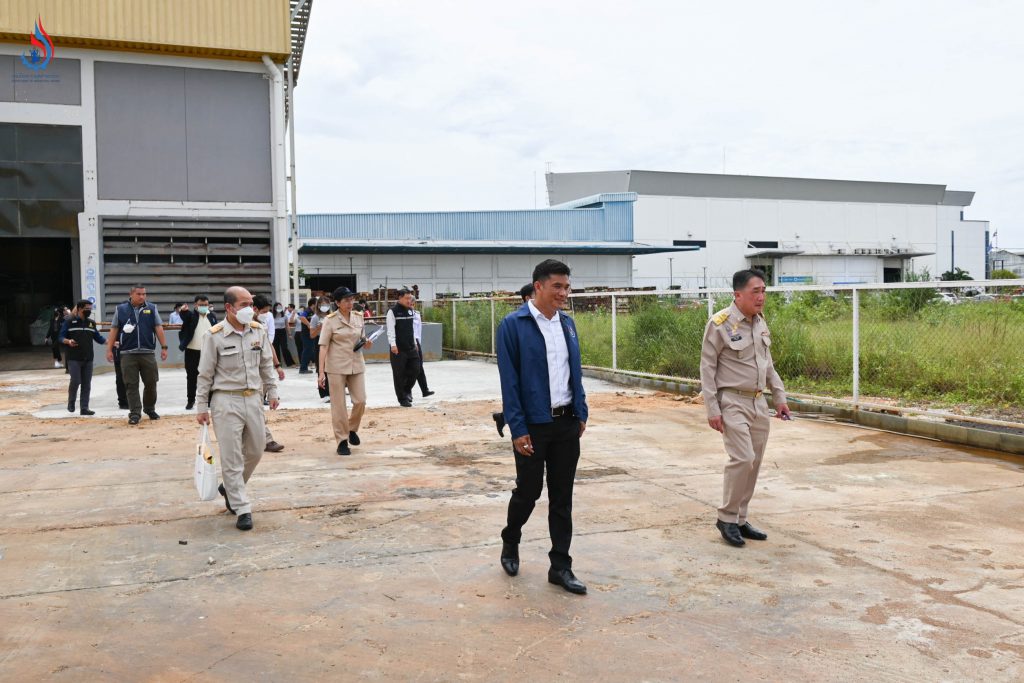 อธิบดีกรมโรงงานฯ นำทีมลงพื้นที่ตรวจโรงงานในจังหวัดพระนครศรีอยุธยา เพื่อติดตามการปรับปรุงแก้ไขการประกอบกิจการโรงงาน