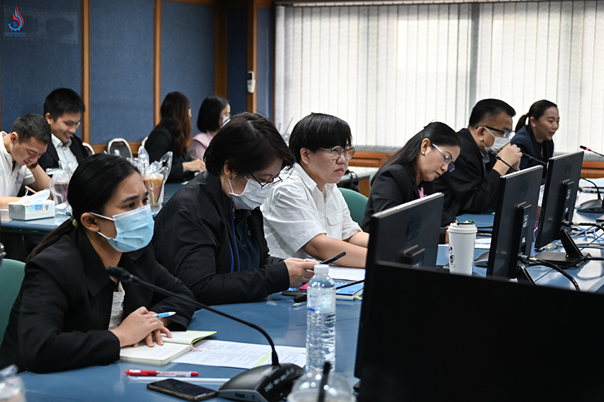 เจ้าหน้าที่ที่เกี่ยวข้อง เข้าร่วมประชุม ณ ห้องประชุม 503 ชั้น 5 อาคารกรมโรงงานอุตสาหกรรม