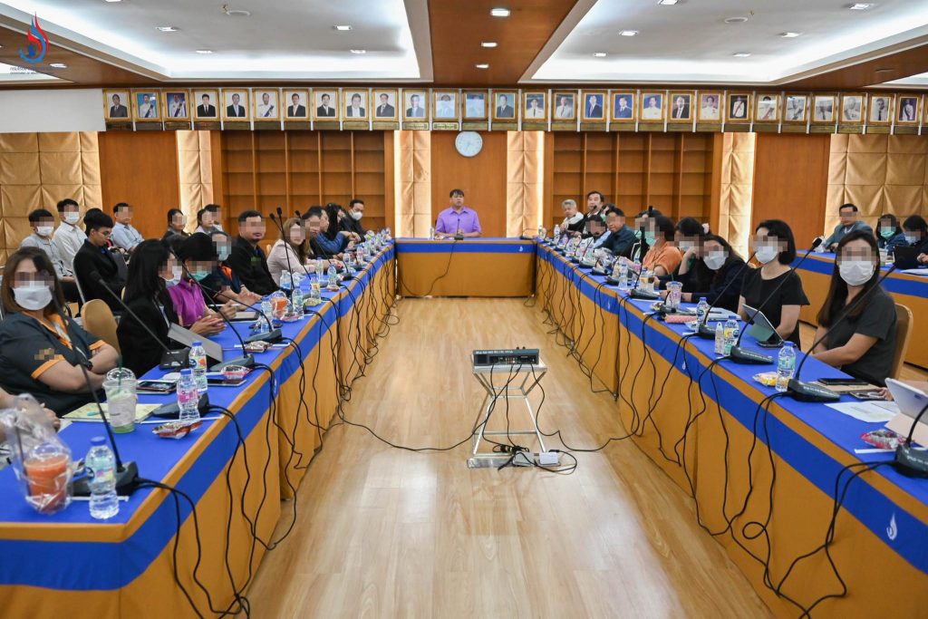 การประชุมการใช้งานระบบรายงานข้อมูลกลางของกระทรวงอุตสาหกรรม (i-Single Form) และการรายงานข้อมูลเกี่ยวกับการจัดการกากของเสียอุตสาหกรรม