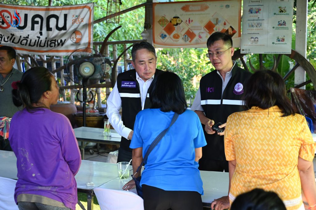 อธิบดีกรมโรงงานฯ ลงพื้นติดตามผลการแก้ปัญหากลิ่นจากการประกอบกิจการโรงงาน บ.ไทยเรยอน พร้อมพบชาวบ้านชุมชนโดยรอบ