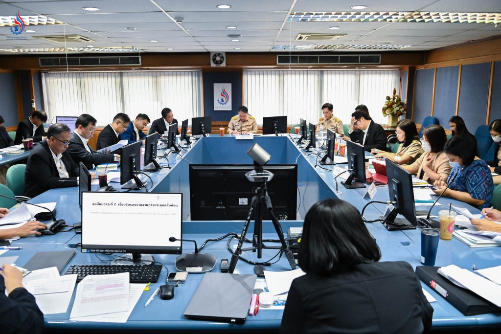 การประชุมคณะทำงานจัดทำหลักเกณฑ์และแนวทางการดำเนินงานการพิจารณาอนุญาตให้นำเศษพลาสติกเข้ามาในราชอาณาจักร ครั้งที่ 2-1/2567 