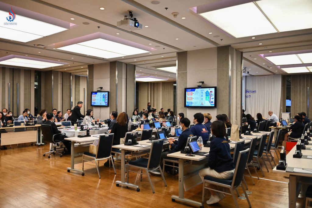 การประชุมนำเสนอผลการดำเนินงาน ปีงบประมาณ พ.ศ. 2566 และแผนการดำเนินงาน ปีงบประมาณ พ.ศ. 2567 ในการจัดทำวิจัยที่สามารถนำไปใช้ประโยชน์ในมิติต่างๆ