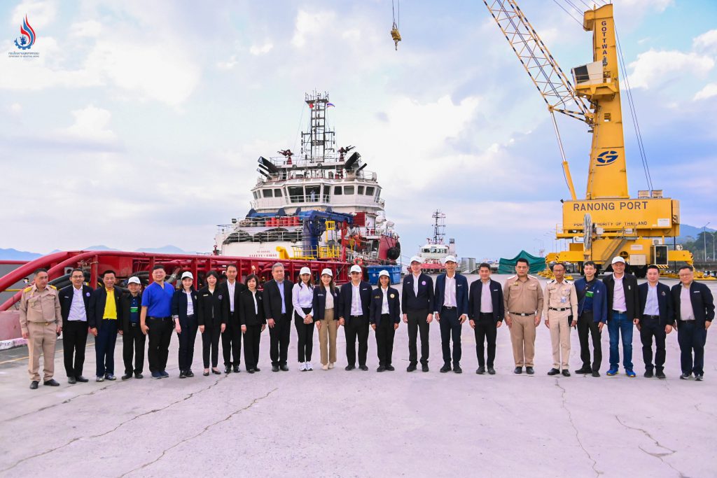 ลงพื้นที่ท่าเรือชุมพร (แหลมริ่ว) และท่าเรือระนองแห่งใหม่ (อ่าวอ่าง)