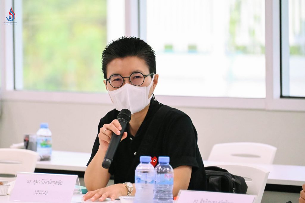 ดร.อุมา วิรัตน์สกุลชัย ผู้ประสานงานโครงการฯ องค์การพัฒนาอุตสาหกรรมแห่งสหประชาชาติ หรือ UNIDO