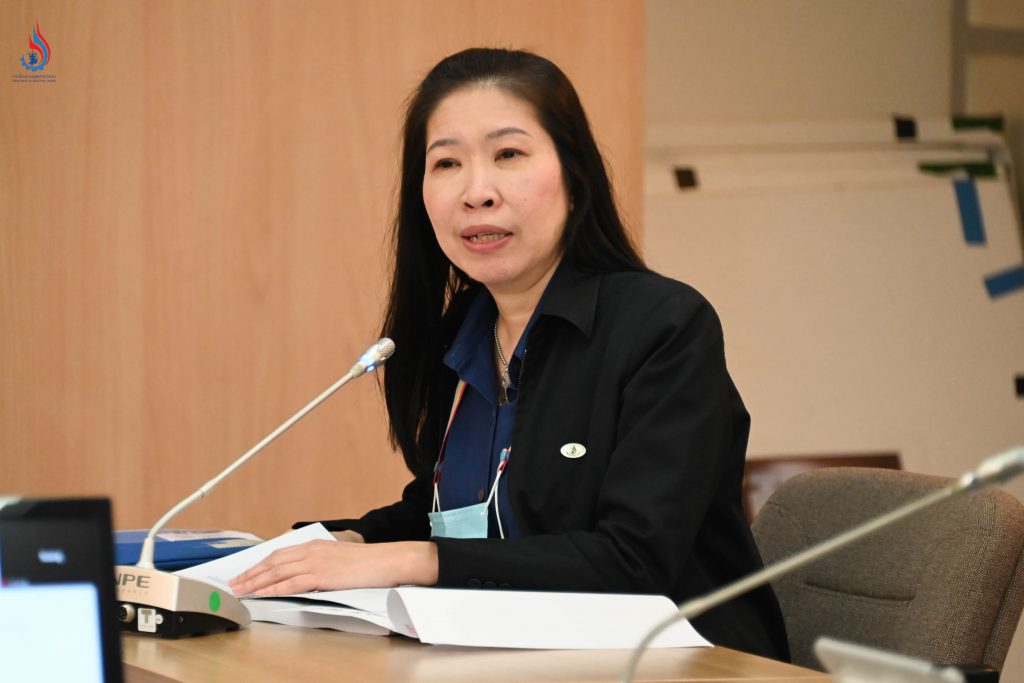 นางสาวนวพร สงวนหมู่ ผู้อำนวยการกองพัฒนาอุตสาหกรรมเชิงนิเวศ