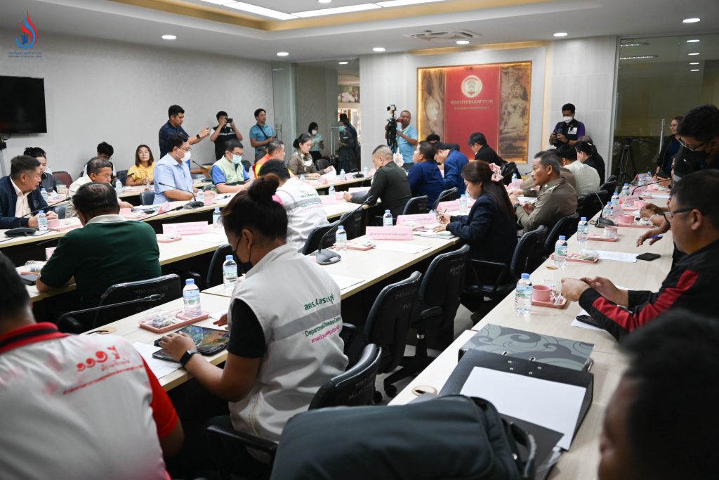 การประชุมเตรียมการแก้ไขปัญหาสารเคมีในโกดังภาชี พระนครศรีอยุธยา