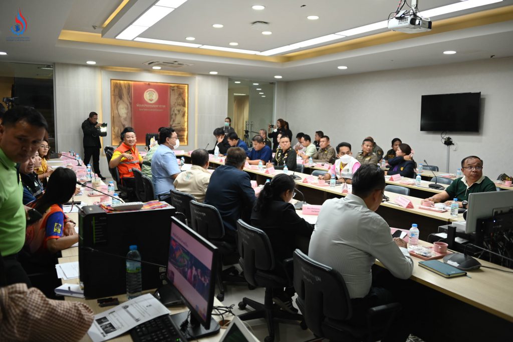 การประชุมเตรียมการแก้ไขปัญหาสารเคมีในโกดังภาชี พระนครศรีอยุธยา