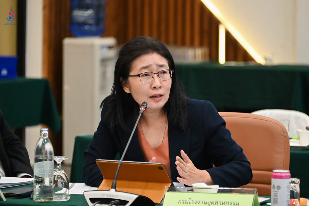 นางสาวปัทมวรรณ คุณประเสริฐ ผู้อำนวยการกองส่งเสริมเทคโนโลยีสิ่งแวดล้อมโรงงาน
