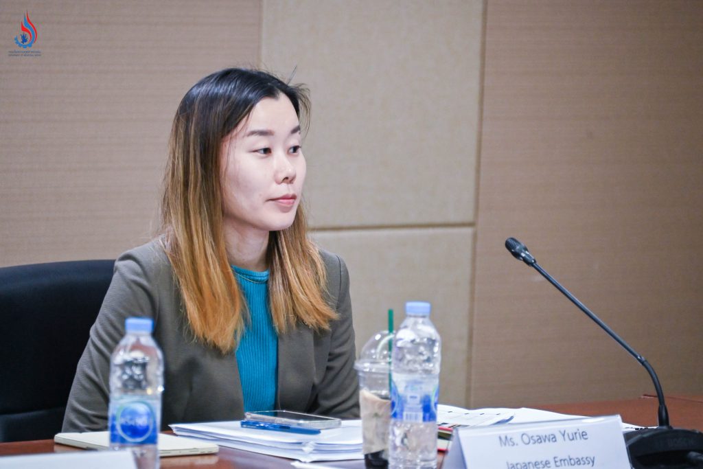 Ms. Osawa Yurie เลขานุการเอก สถานเอกอัครราชทูตญี่ปุ่นประจำประเทศไทย