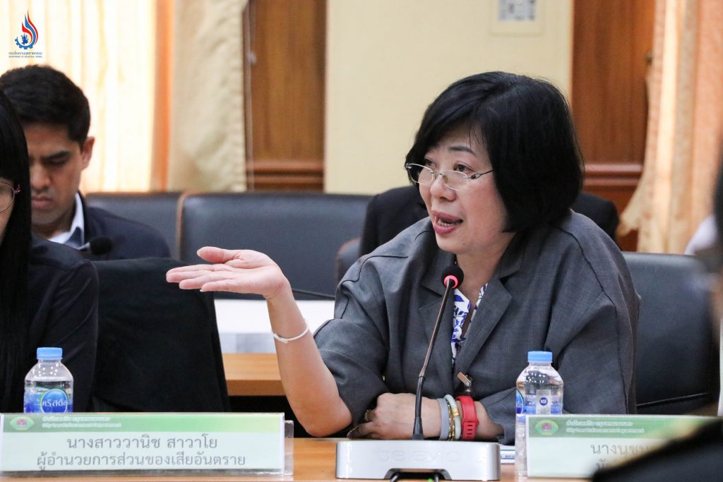 นางนุชนาถ สุพรรณศรี ผู้เชี่ยวชาญเฉพาะด้านเทคโนโลยีการกำจัดและการจัดการกากอุตสาหกรรม