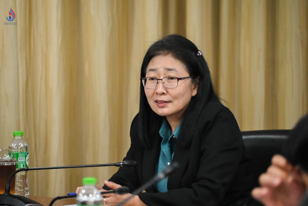 นางสาวปัทมวรรณ คุณประเสริฐ ผู้อำนวยการกองส่งเสริมเทคโนโลยีสิ่งแวดล้อมโรงงาน 