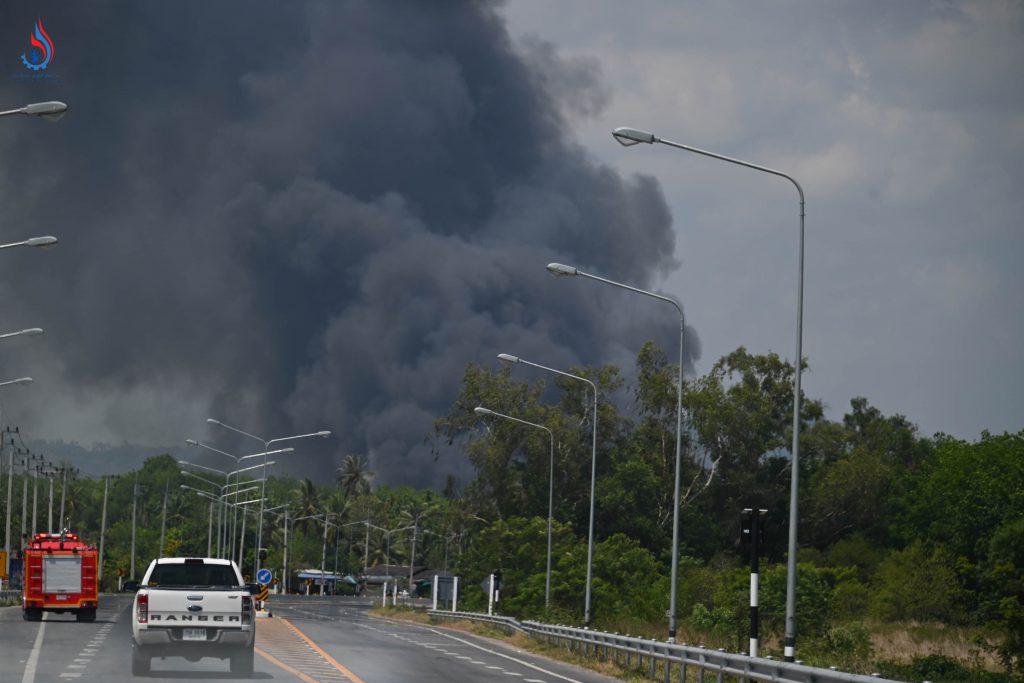 กรมโรงงานฯ ลงพื้นที่ตรวจติดตามเหตุเพลิงไหม้ “วินโพรเสส จ.ระยอง” เร่งประสานตำรวจสืบหาสาเหตุ