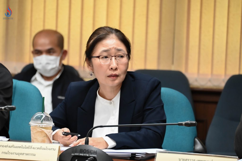 นางสาวปัทมวรรณ คุณประเสริฐ ผู้อำนวยการกองส่งเสริมเทคโนโลยีสิ่งแวดล้อมโรงงาน