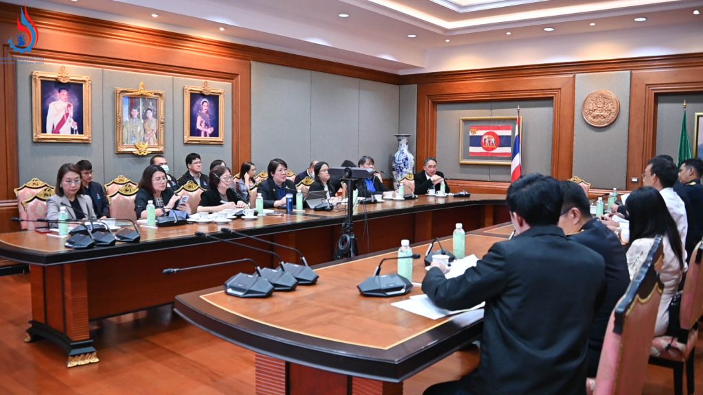 กรมโรงงาน บูรณาการร่วม กรมศุลกากร หารือข้อกฎหมายและระเบียบ การนำผ่าน ผ่านแดน ถ่ายลำ วัตถุอันตราย