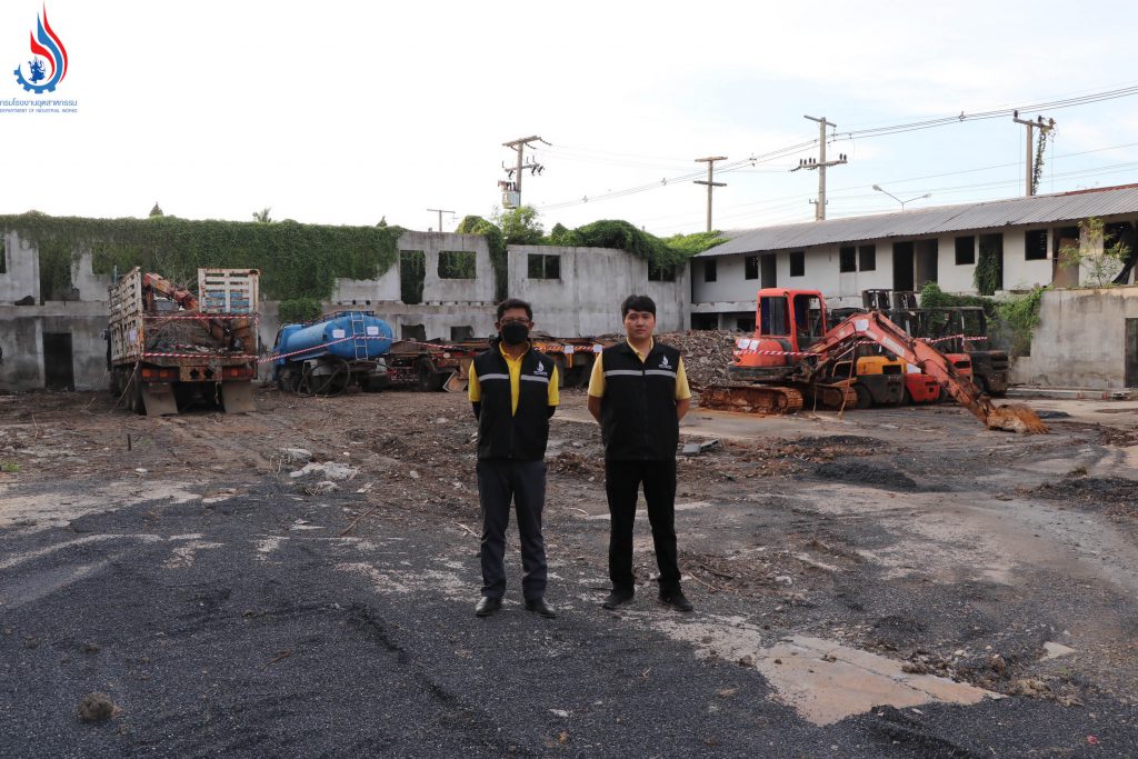 อธิบดีกรมโรงงานฯ ส่งเจ้าหน้าที่เข้าตรวจสอบความเรียบร้อยโกดังภาชี