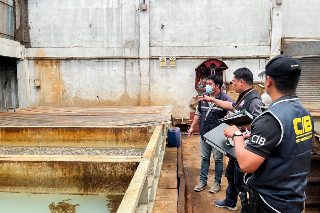 บริษัท โกลบอล สตีล ไพพ์ จำกัด ไม่พบการระบายน้ำทิ้ง ทั้งนี้ โรงงานอยู่ระหว่างปรับปรุงระบบบำบัดน้ำเสีย