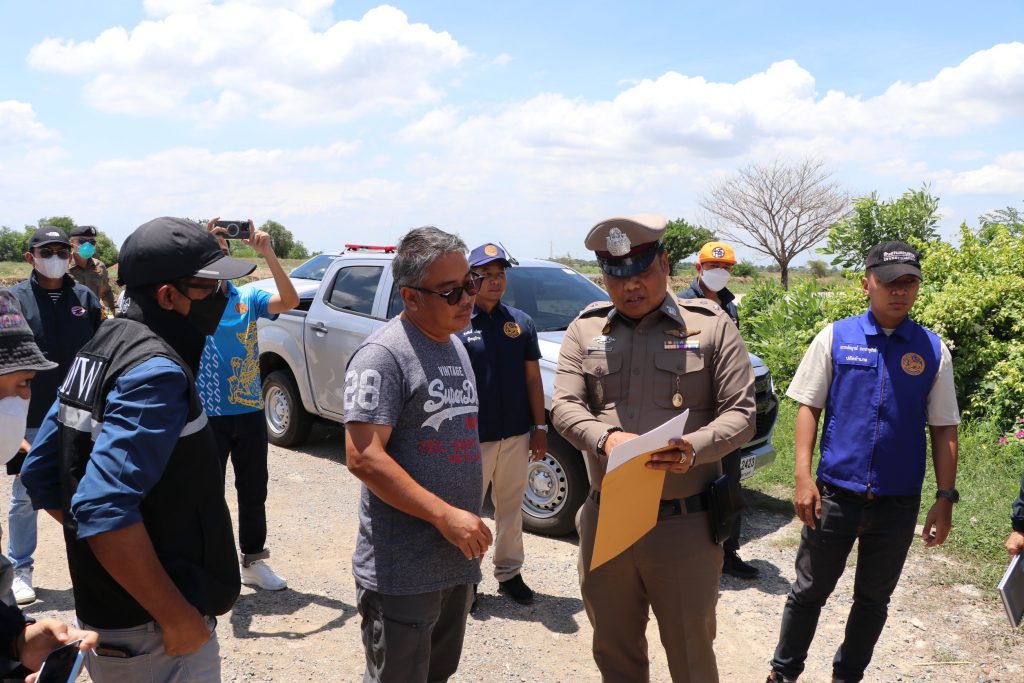 กรมโรงงานฯ เข้าตรวจค้นพื้นที่ต้องสงสัยลักลอบประกอบกิจการโรงงานและนำกากอุตสาหกรรมมาฝังกลบในพื้นที่พระนครศรีอยุธยา