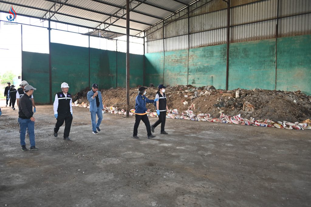 อธิบดีกรมโรงงานฯ ลงพื้นที่ “แวกซ์ กาเบ็จ ราชบุรี” ตรวจสอบความเรียบร้อยโครงการสะสางของเสีย กว่า 13,000 ตัน