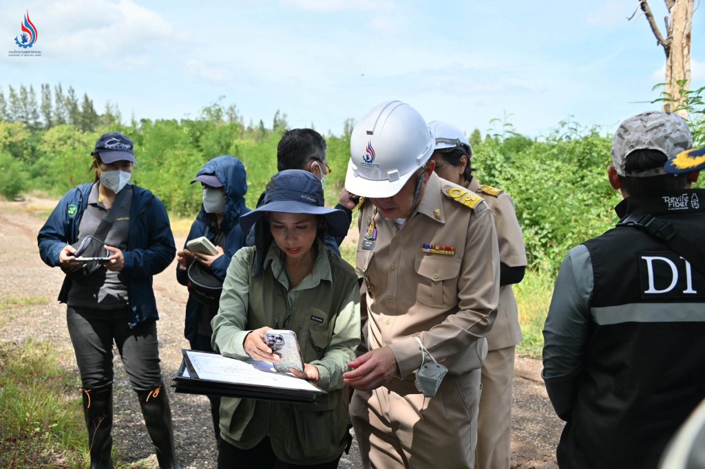 อธิบดีกรมโรงงานฯ ผนึกกำลัง ผู้ช่วย ผบ.ตร. ลงพื้นที่ตรวจสอบข้อเท็จจริงการลักลอบทิ้งกากอุตสาหกรรม ในพื้นที่ เพชรบูรณ์
