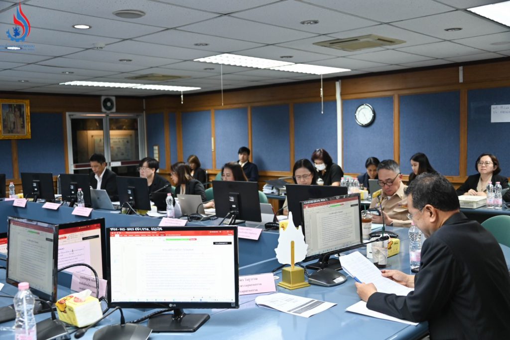 รองปลัด อก. เป็นประธานการประชุมคณะกรรมการสรรหากรรมการผู้ทรงคุณวุฒิในคณะกรรมการวัตถุอันตราย