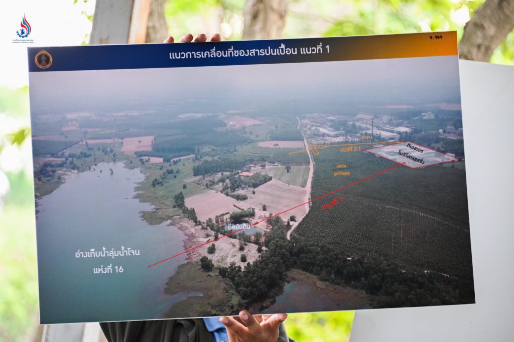 อ่างเก็บน้ำลุ่มน้ำโจนแห่งที่ 16 (เขื่อนยายแจ๋ว) ซึ่งเป็นแหล่งน้ำสาธารณะที่ประชาชนในพื้นที่ใช้อุปโภคบริโภค 