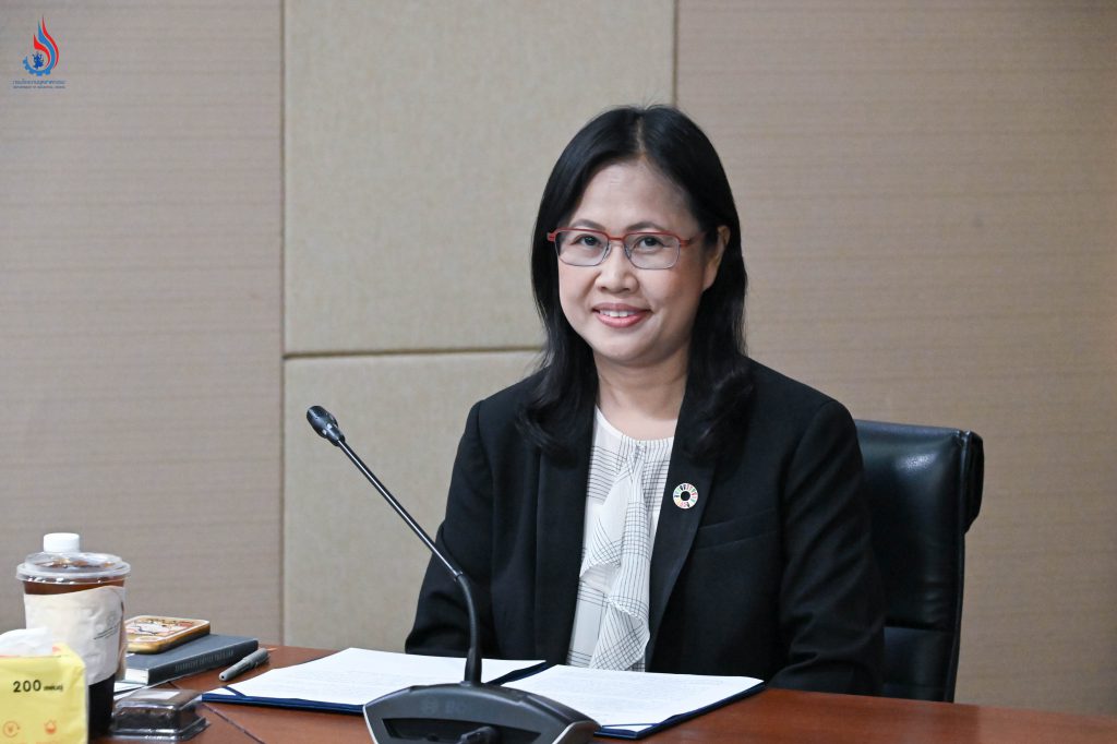 นางอลิสรา รังษีภโนดร ผู้อำนวยการกองบริหารจัดการวัตถุอันตราย