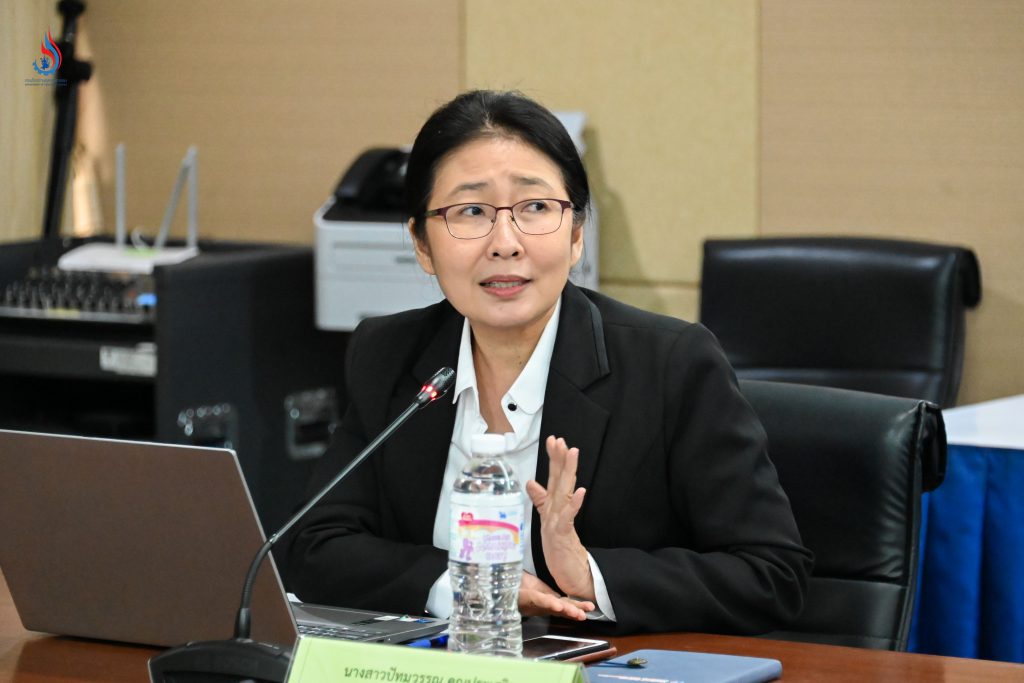 นางสาวปัทมวรรณ คุณประเสริฐ ผู้อำนวยการกองส่งเสริมเทคโนโลยีสิ่งแวดล้อมโรงงาน